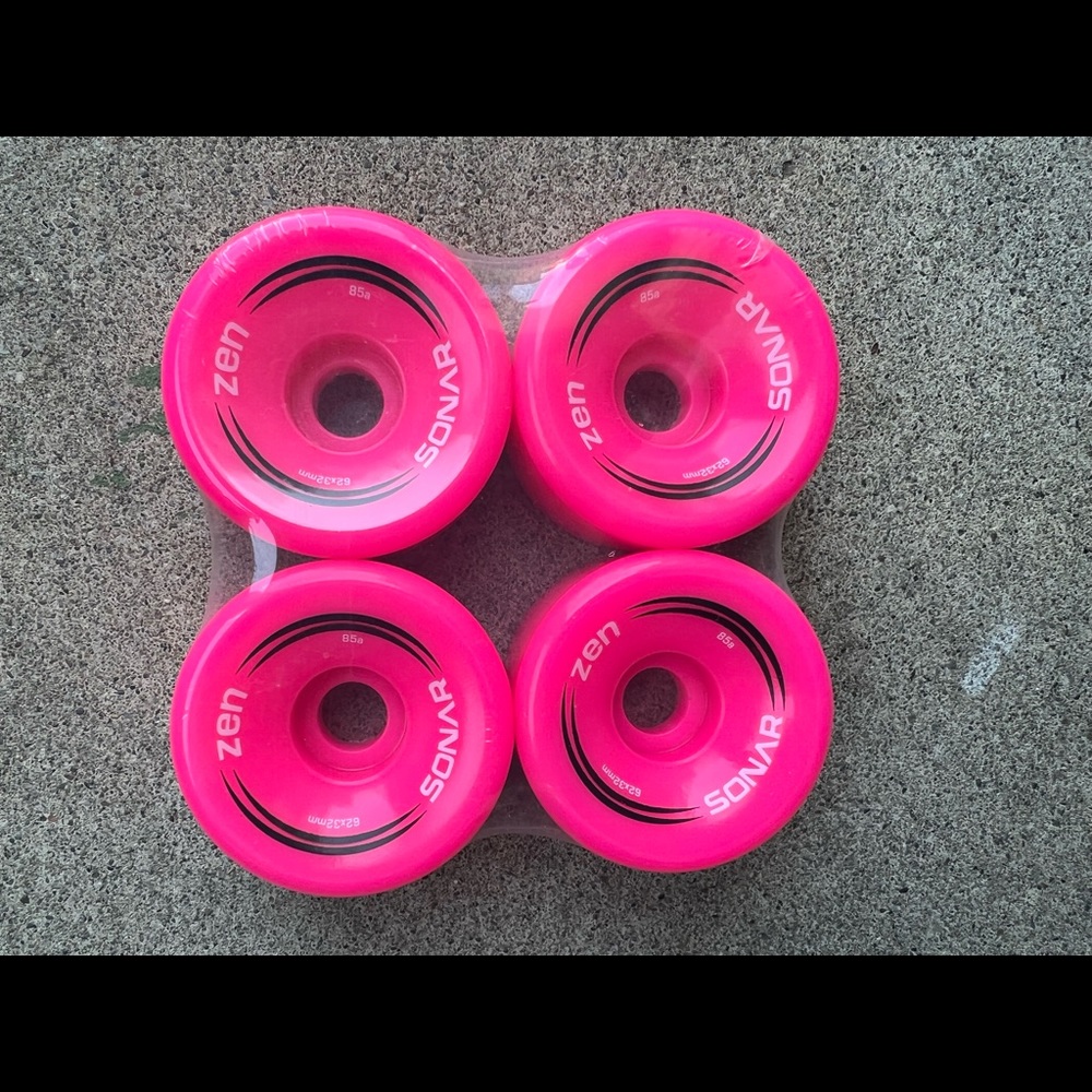 NEW Riedell Sonar Zen Wheels (set of 4)